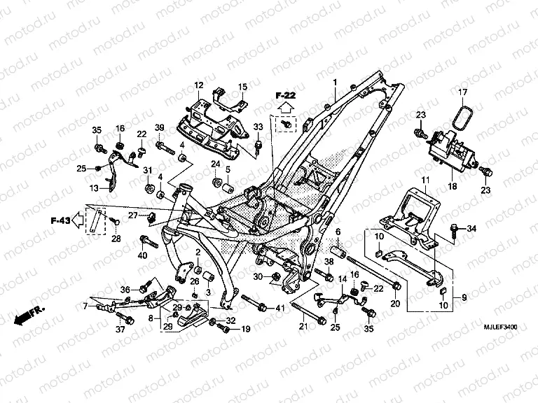 F-34 FRAME HOUSING