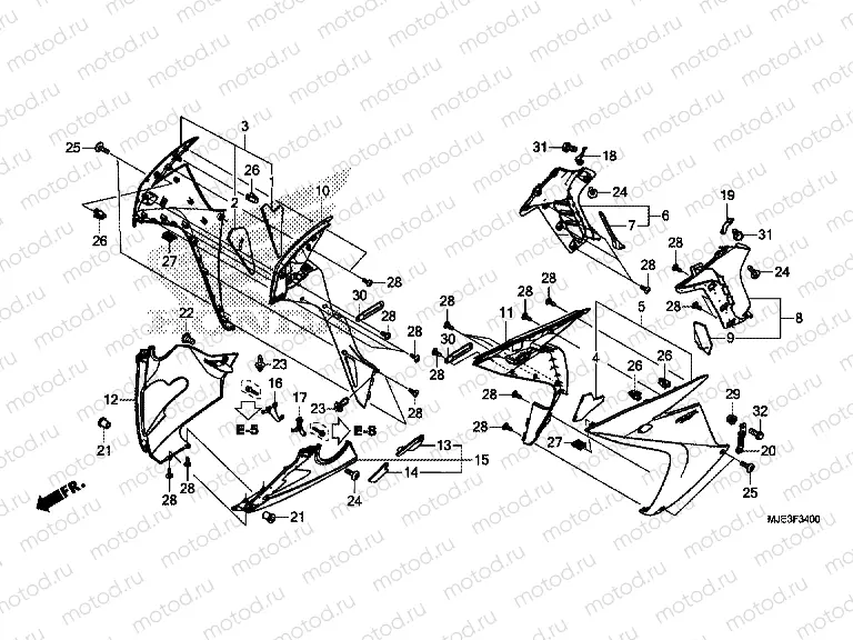 F-34 LOWER ENGINE