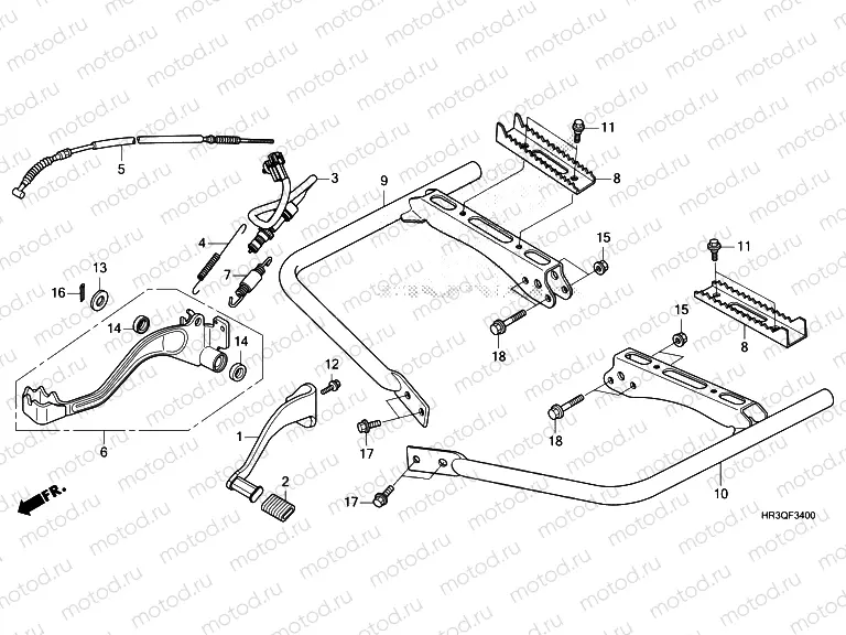 F-34 PEDAL/STEP