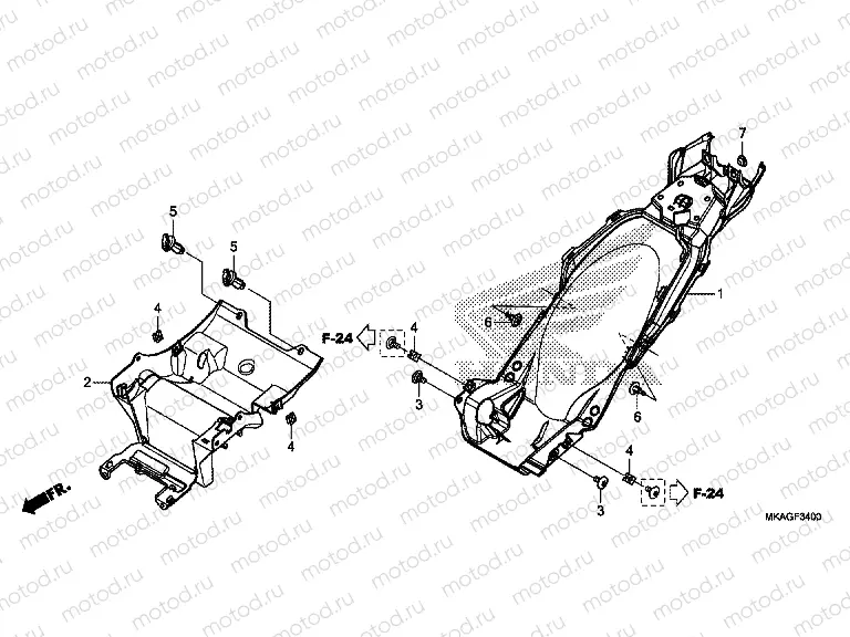 F-34 REAR FENDER