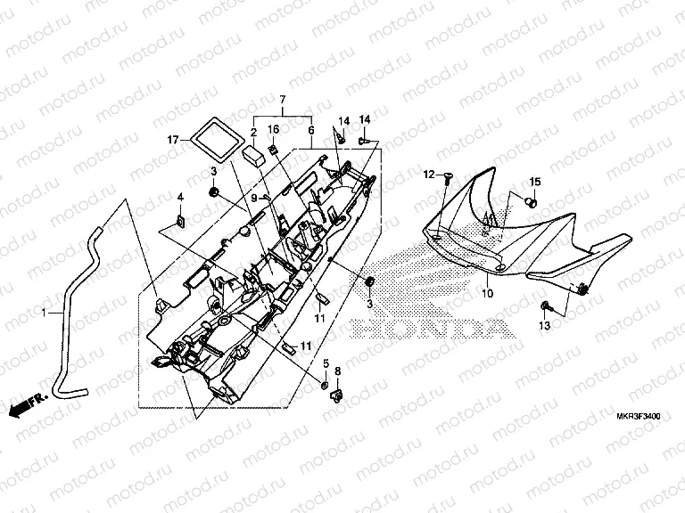 F-34 REAR FENDER