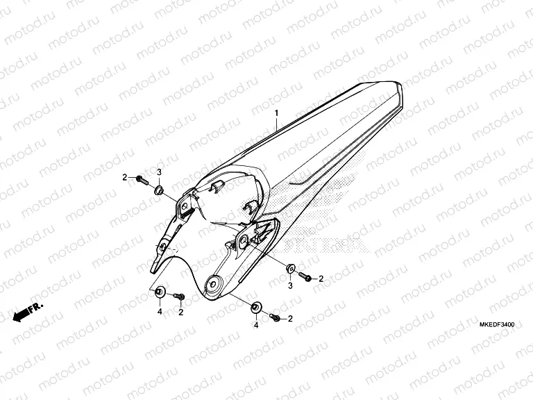 F-34 REAR FENDER