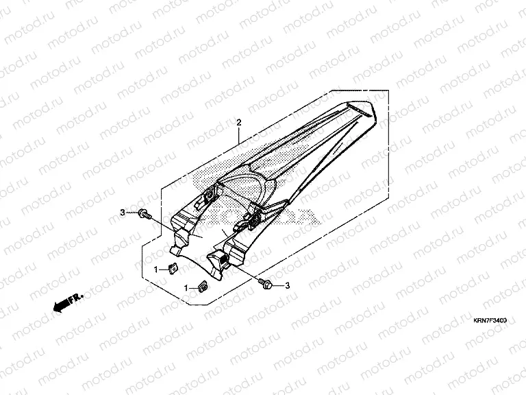 F-34 REAR FENDER