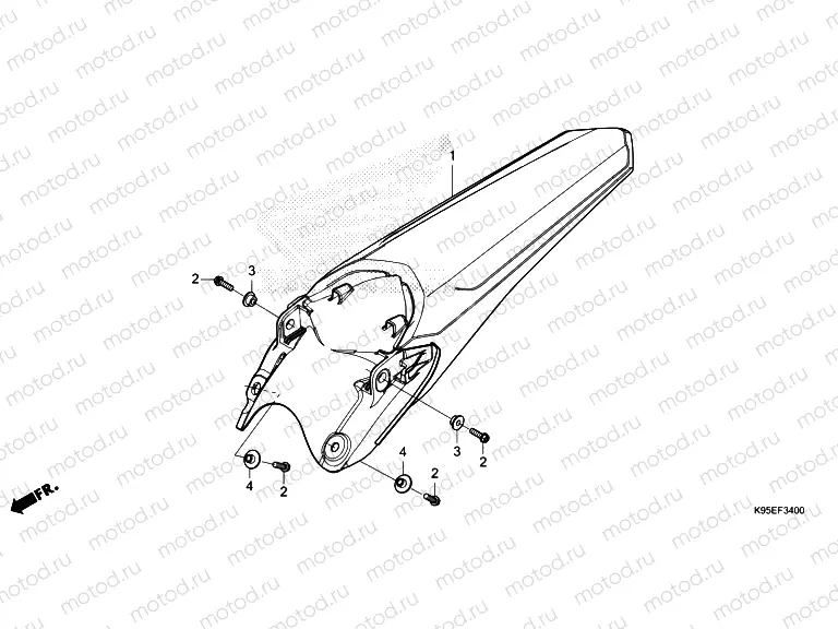 F-34 REAR FENDER