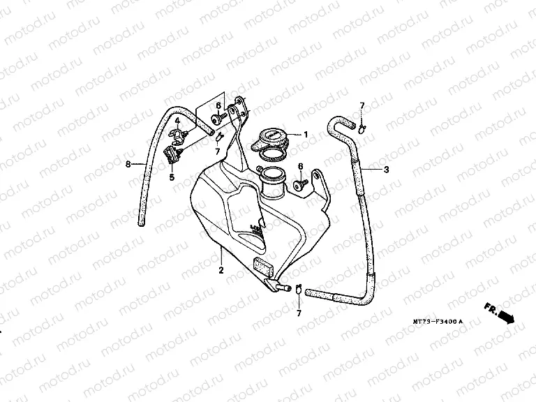 F-34 RESERVE FUEL TANK
