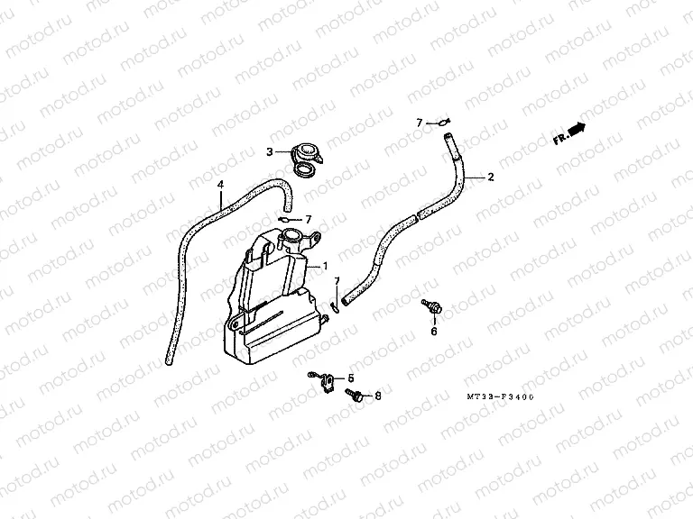 F-34 RESERVE FUEL TANK (ST1100L / M / N / P / R)