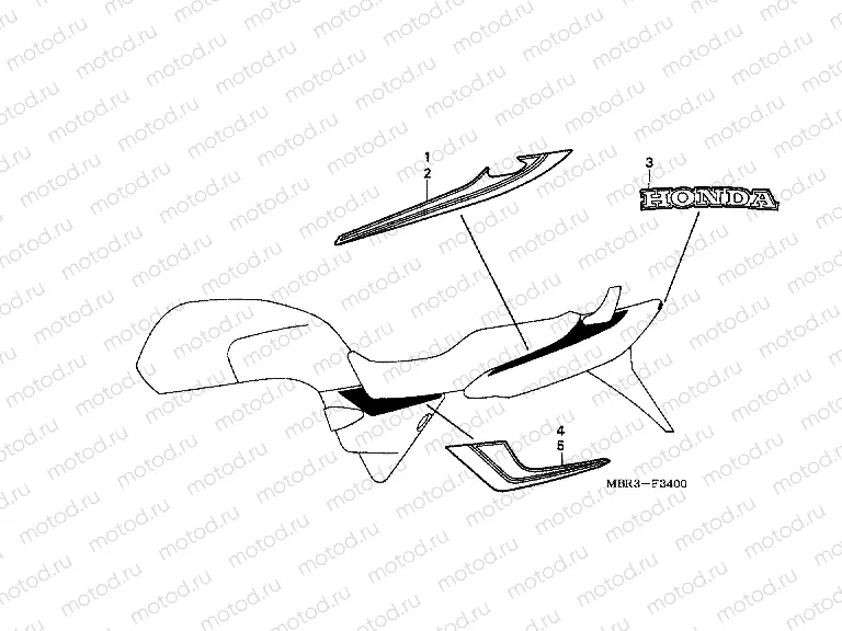 F-34 SIGN / STRIP