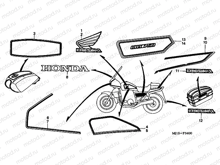 F-34 SIGN / STRIP (DK / PE / 2DK) (3DK / 4DK / 5DK / 6DK)