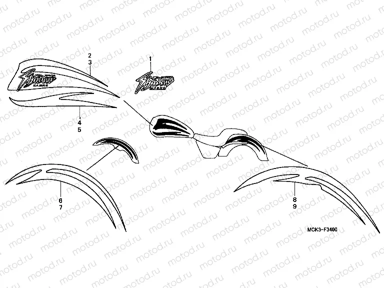 F-34 STRIP / SIGNAL (VT1100C2Y / 1-CM, U)