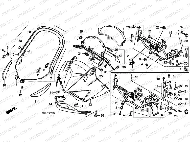 F-34 UPPER ENGINE HOUSING