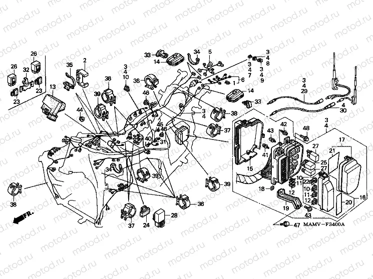 F-34 WIRING HARNESS