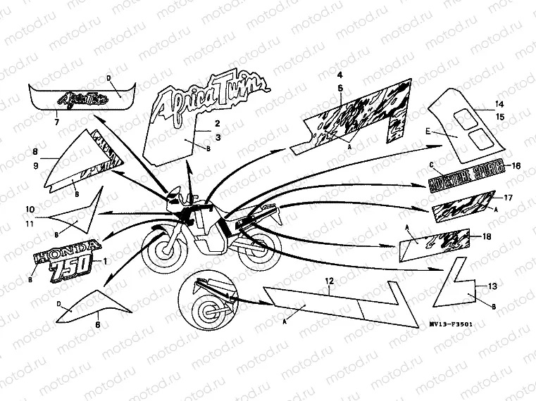 F-35-1 STRIP / SIGNAL (XRV750N)