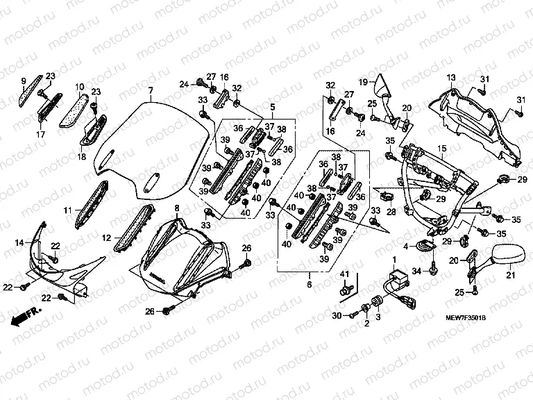 F-35-1 UPPER ENGINE HOUSING (NT700V8, A / NT700VA8, A)