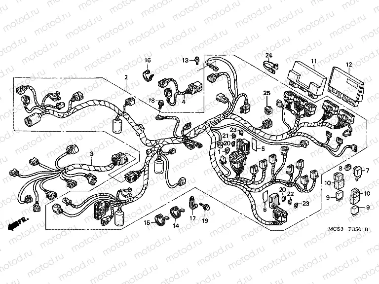 F-35-1 WIRING HARNESS (ST1300A)