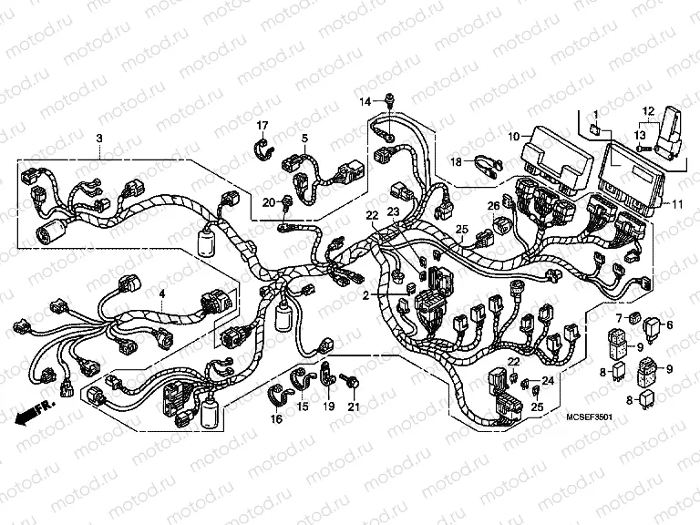 F-35-1 WIRING HARNESS (ST1300A)