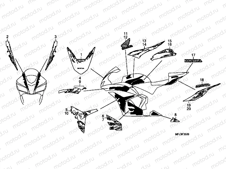 F-35-9 SIGN / STRIP (10)