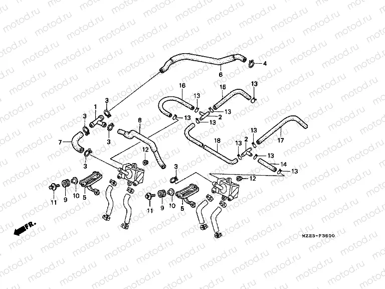 F-35 AIR INTAKE VALVE PIPE