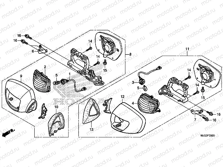 F-35 FLASHING / MIRROR