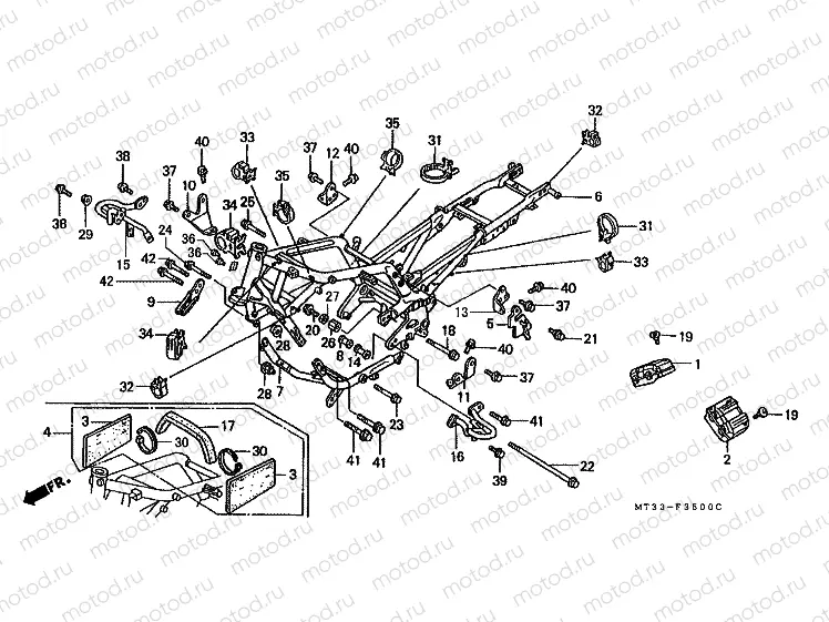 F-35 FRAME HOUSING