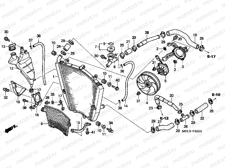F-35 RADIATOR (CBR1000RR4 / 5)