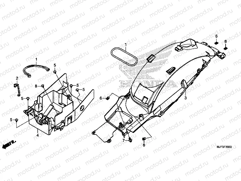 F-35 REAR FENDER