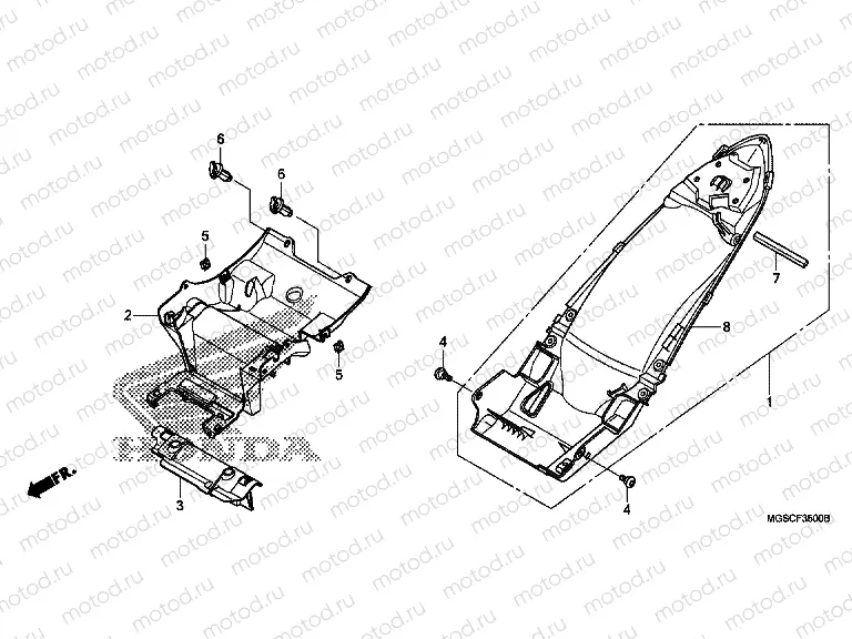 F-35 REAR FENDER