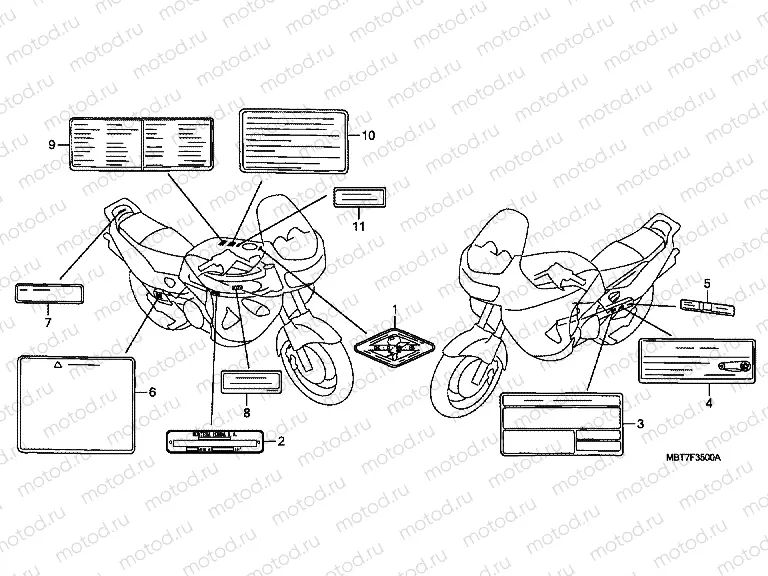 F-35 WARNING LABEL (XL1000V7,8,9 / VA7,8,9)