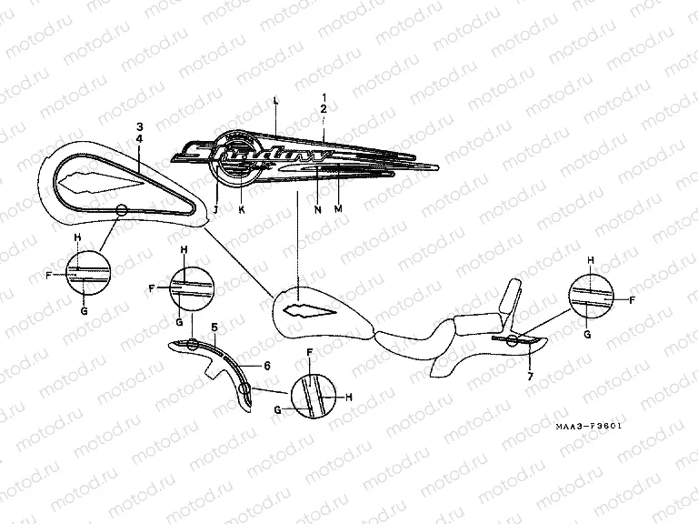 F-36-1 STRIP / SIGNAL (VT1100CV / CW)