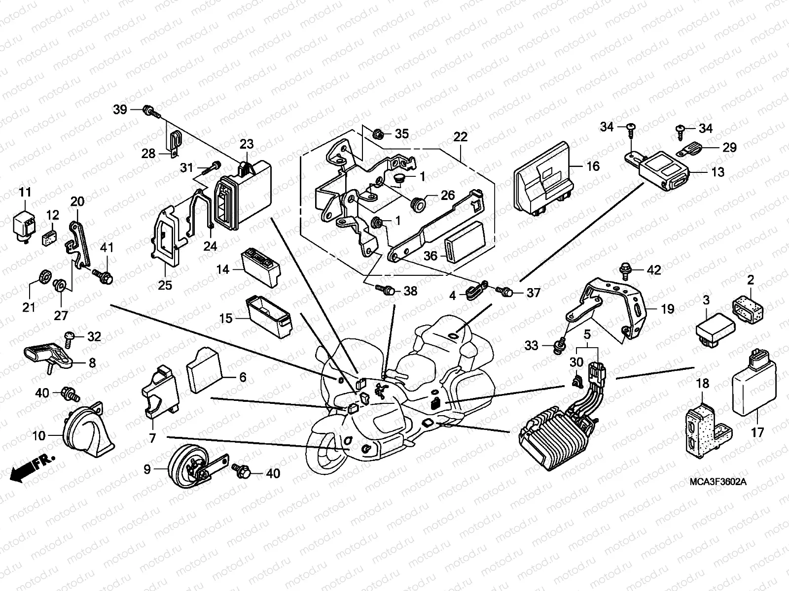 F-36-2 CONTROL UNIT (GL18007/8) (AIRBAG)