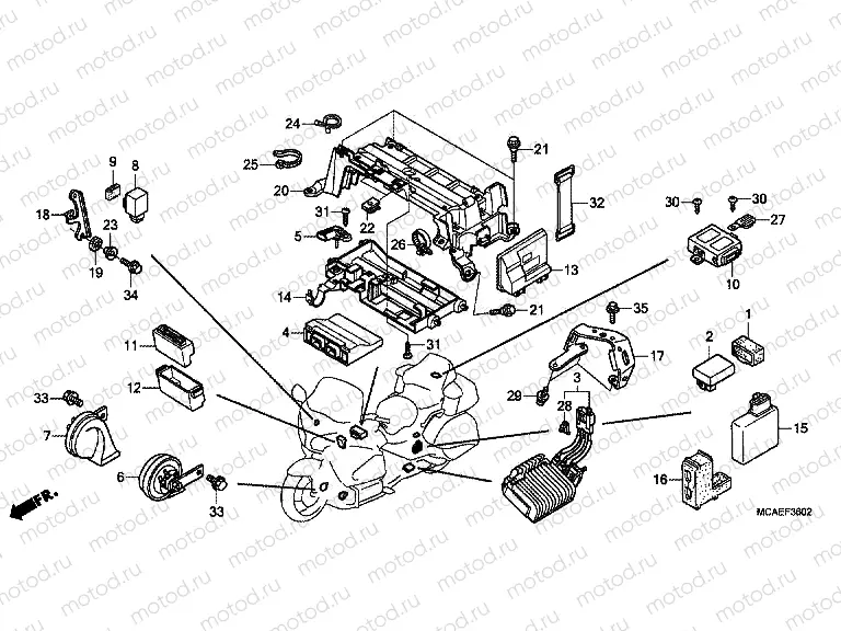 F-36-2 CONTROL UNIT (GL1800C / D / E / F / G / H)