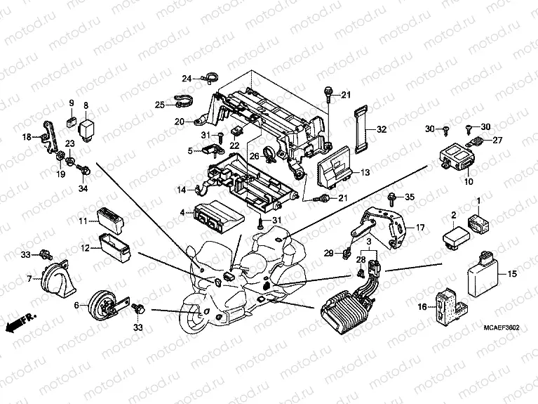 F-36-2 CONTROL UNIT (GL1800C/D/E)