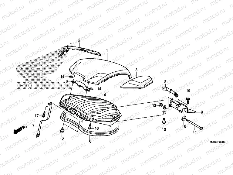 F-36 LUGGAGE LID