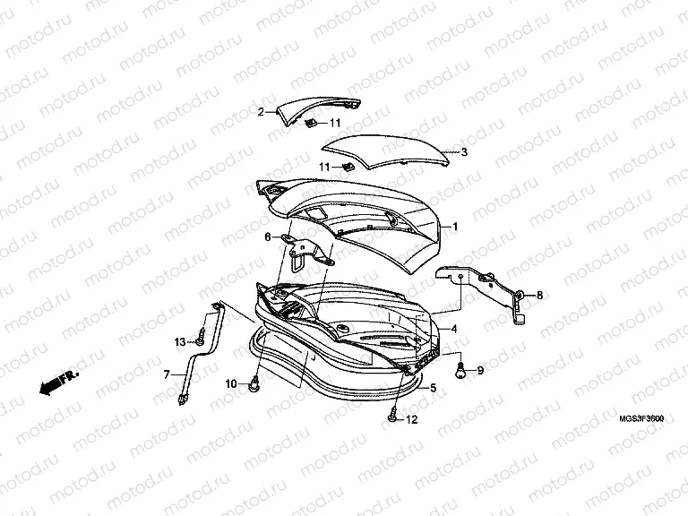 F-36 LUGGAGE LID