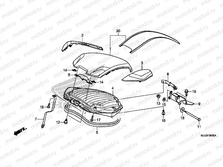 F-36 LUGGAGE LID