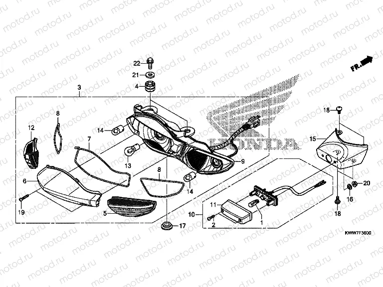 F-36 REAR COMBINATION LAMP
