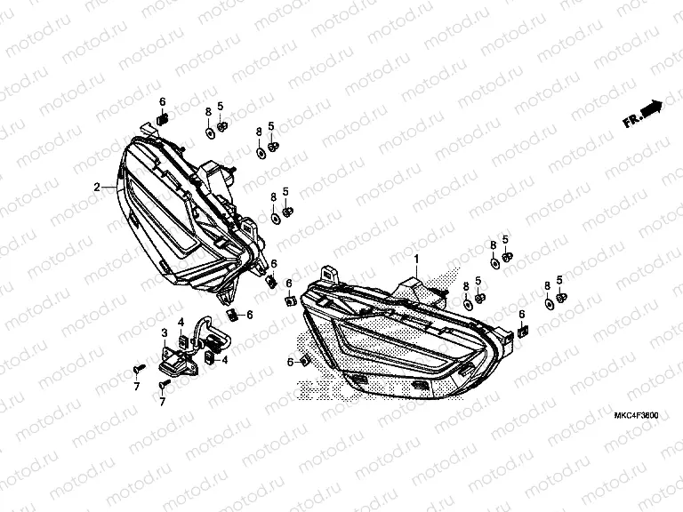F-36 REAR COMBINATION LIGHT