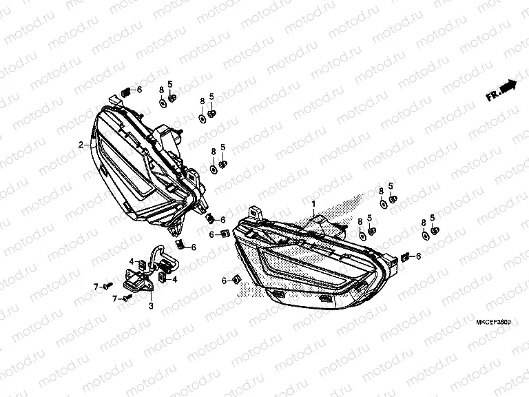 F-36 REAR COMBINATION LIGHT