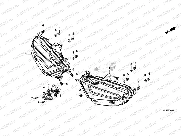 F-36 REAR COMBINATION LIGHT