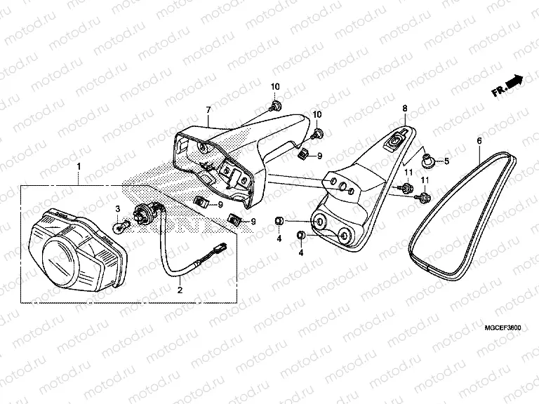 F-36 REAR LAMP