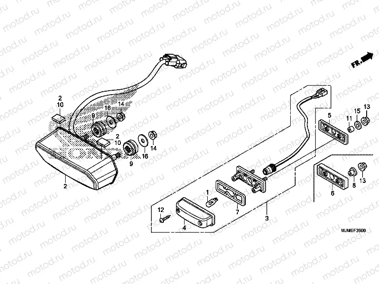 F-36 REAR LAMP