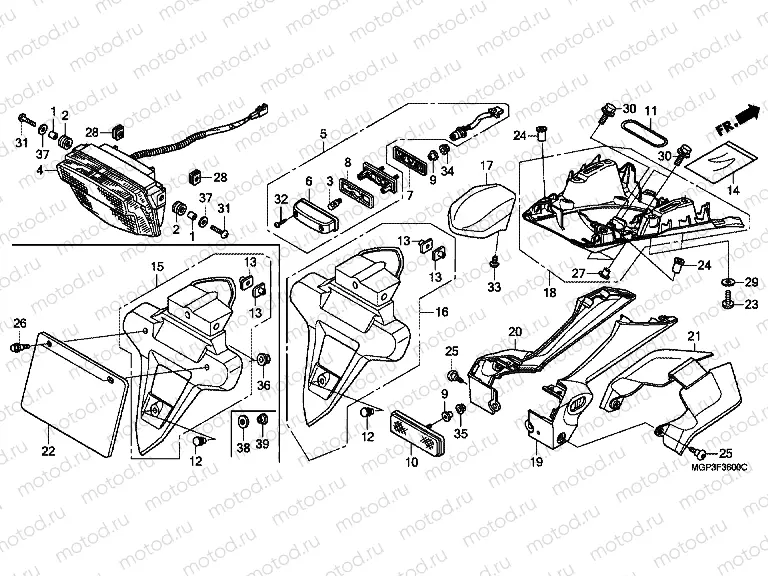F-36 REAR LAMP