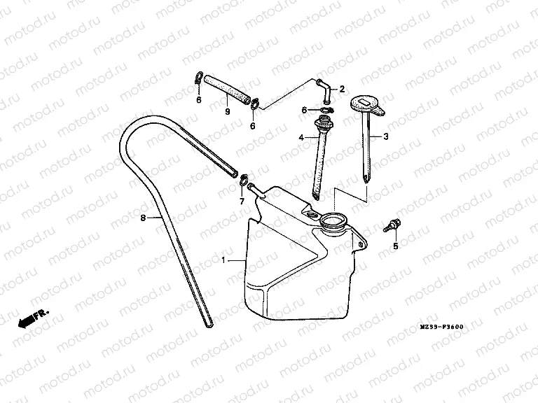 F-36 RESERVE FUEL TANK