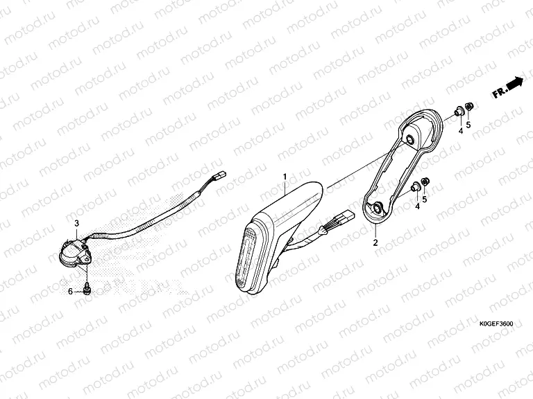 F-36 TAILLIGHT & LICENSE LIGHT