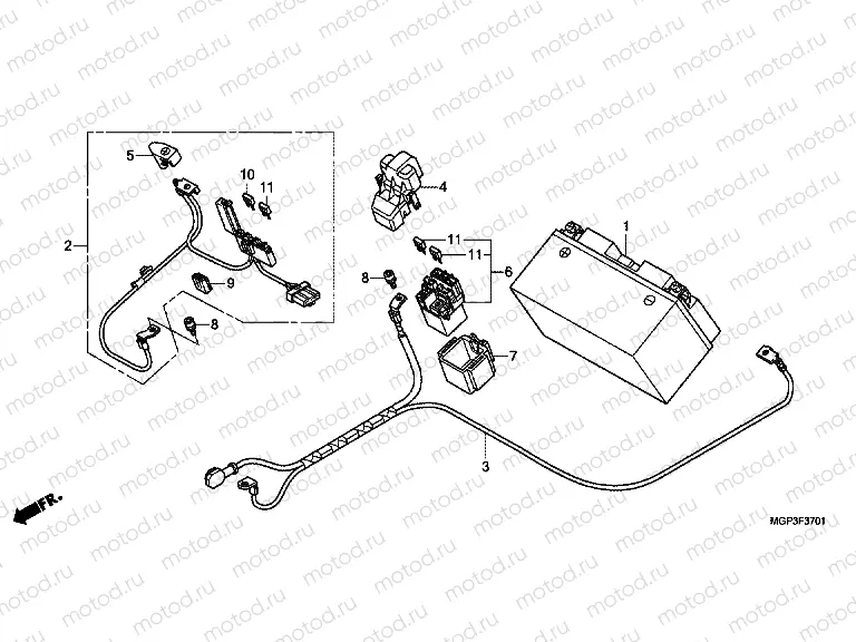 F-37-1 BATTERY (CBR1000RA / SA)
