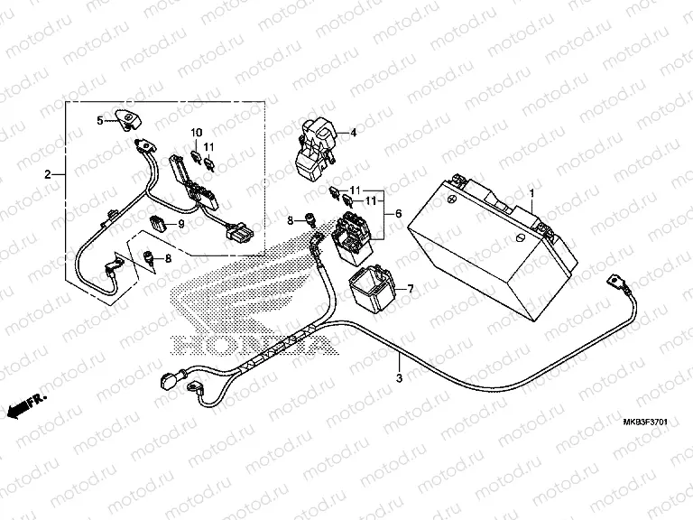 F-37-1 BATTERY (CBR1000RA / SA)
