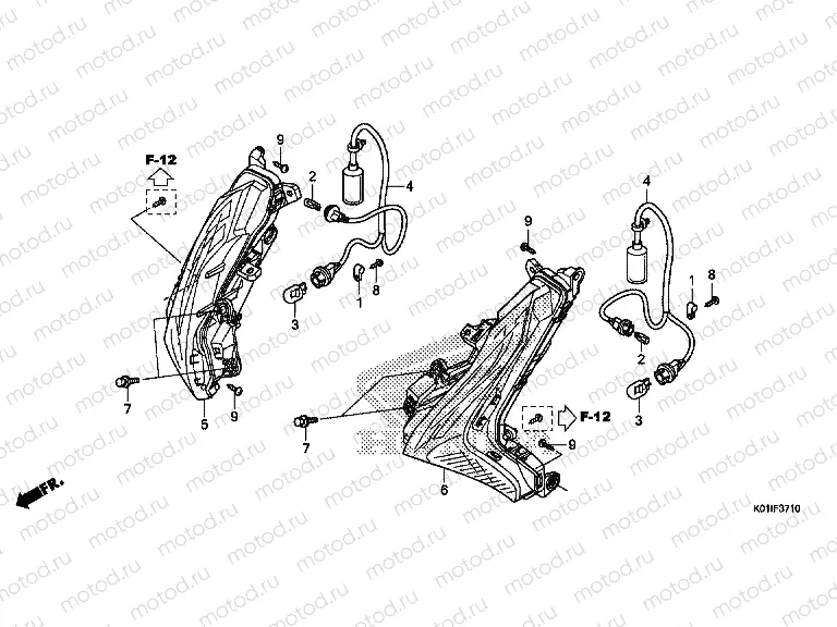 F-37-10 FRONT FLASHING