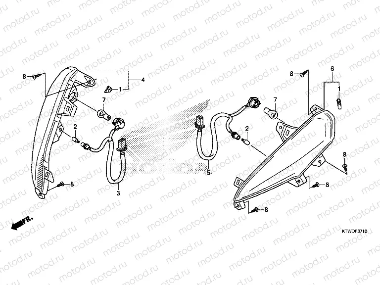 F-37-10 FRONT FLASHING