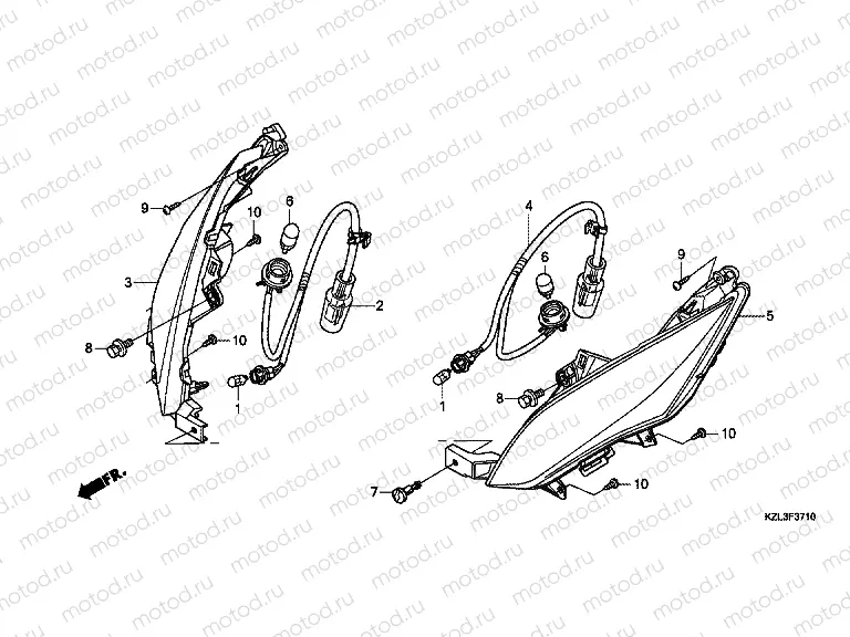 F-37-10 FRONT FLASHING