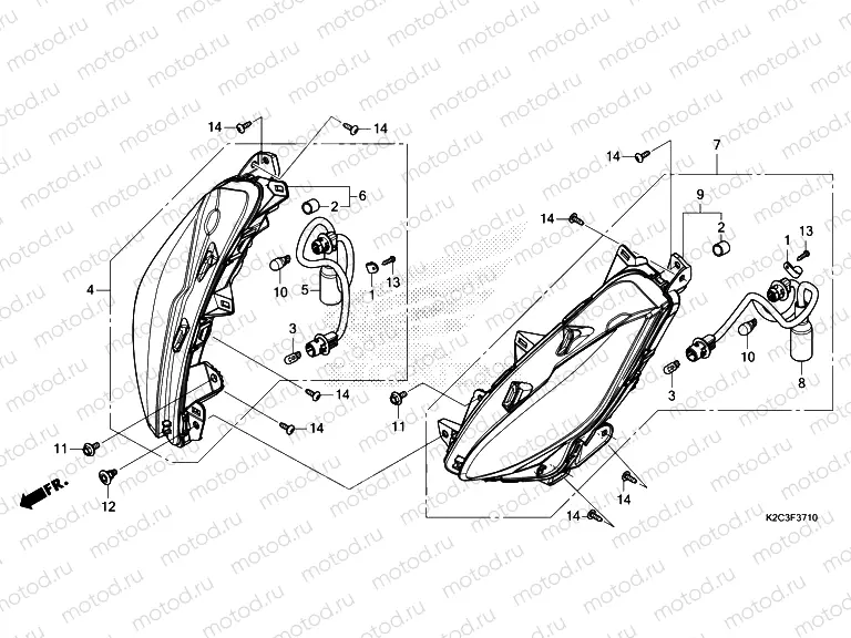 F-37-10 FRONT WINKER