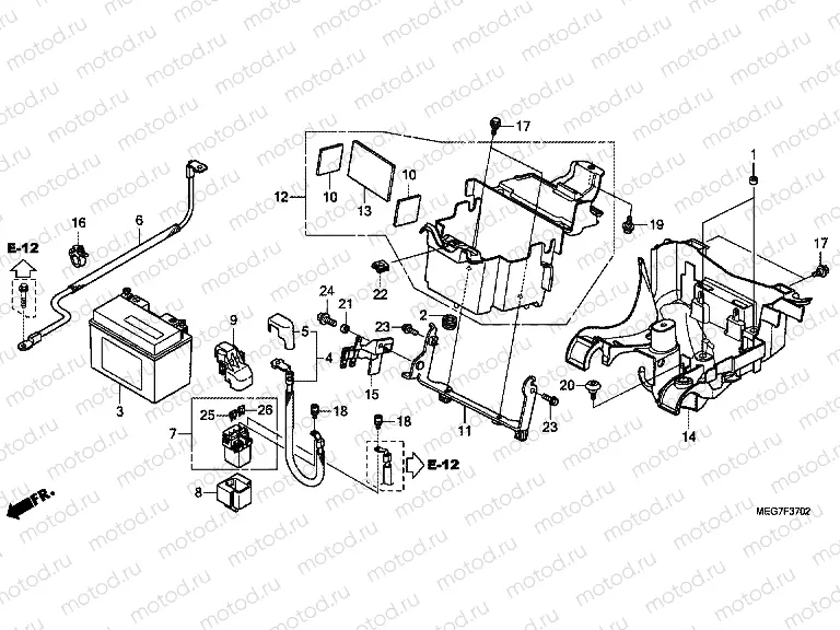 F-37-2 BATTERY (VT750S)